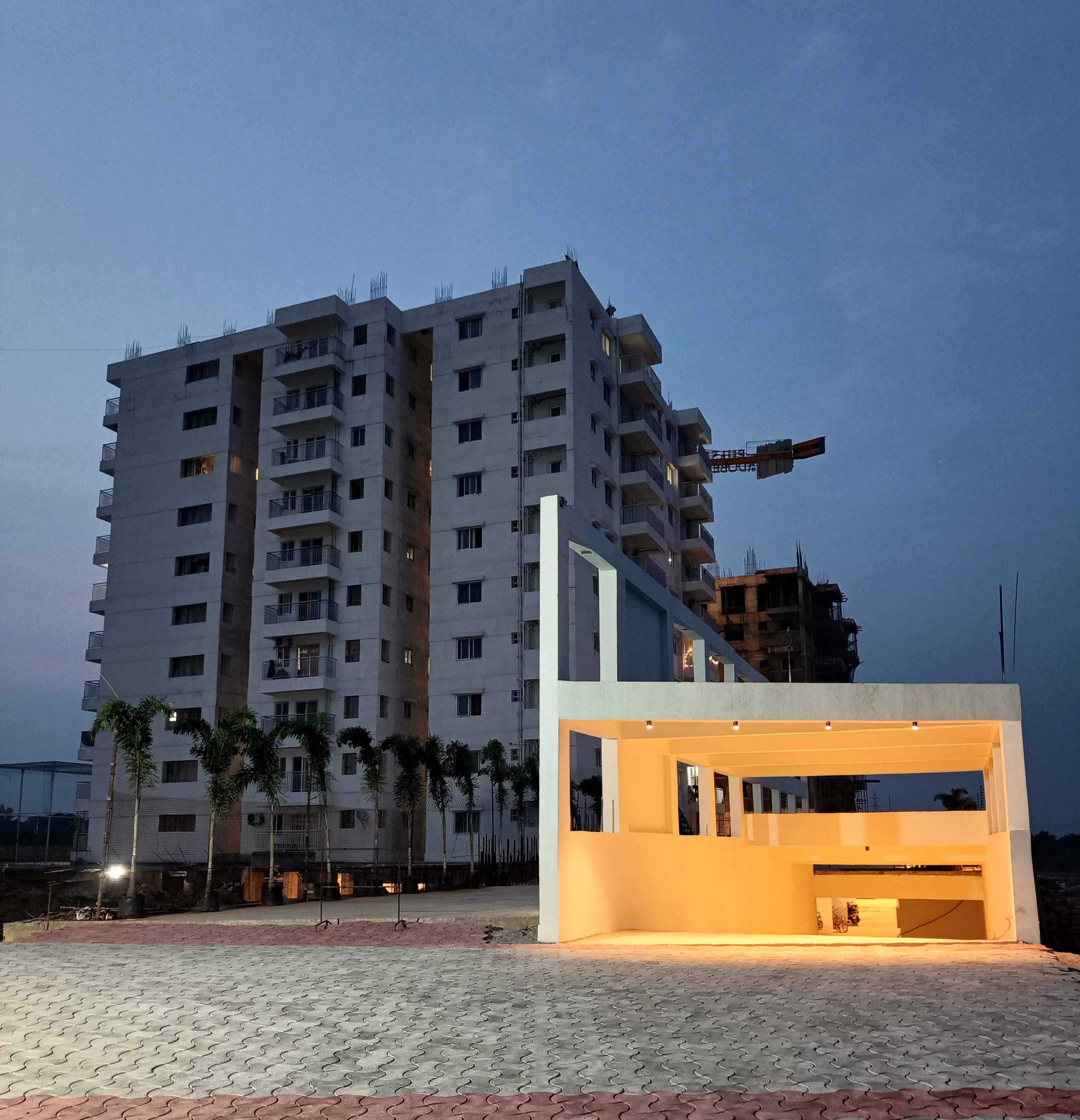 Gated Community Entrance at Sky's Adobe Pulse, Anantapur